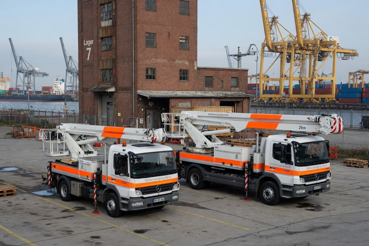 Industrialds Fuhrpark 18m + 25m Bühnen